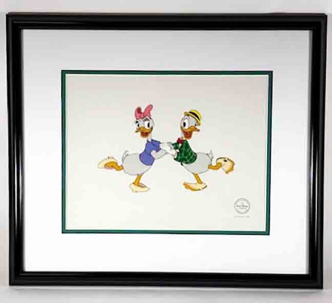 Disney's Mr. Duck Steps Out Framed Sericel, Limited Edition w/Certificate Disney's Mr. Duck Steps Out Framed Sericel, Limited Edition w/Certificate