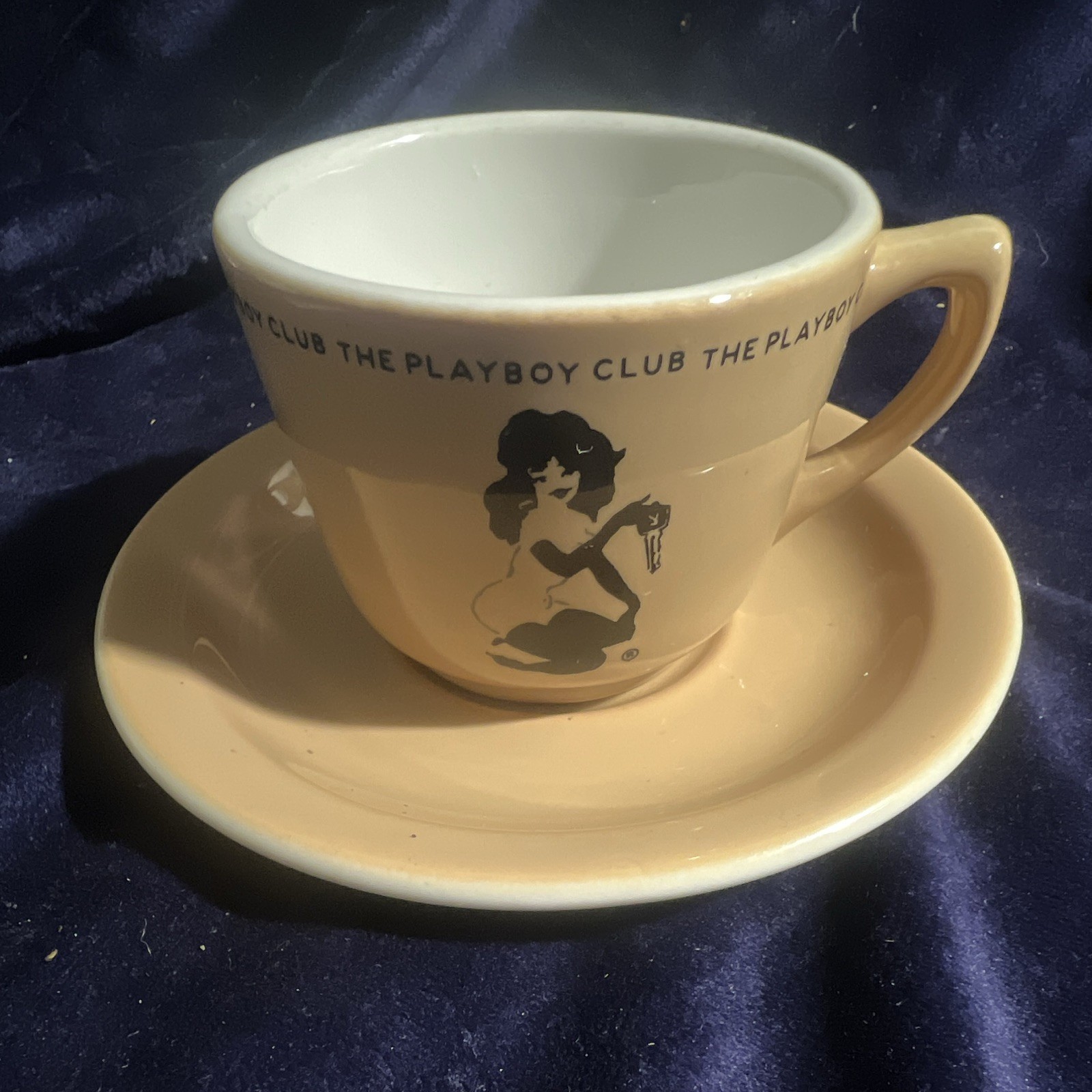 Vintage Playboy Club Coffee, Cup, And Saucer, Jackson, China Company From Club. Vintage Playboy Club Coffee, Cup, And Saucer, Jackson, China Company From Club.