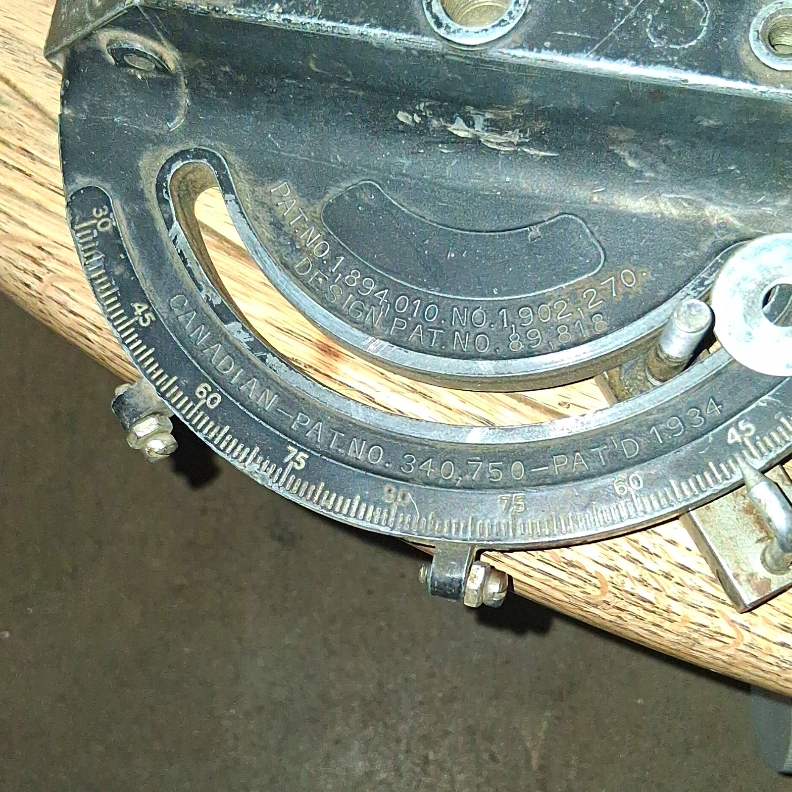 Vintage Original Delta/Milwaukee Miter Gauge in Phoenix Vintage Original Delta/Milwaukee Miter Gauge in Phoenix
