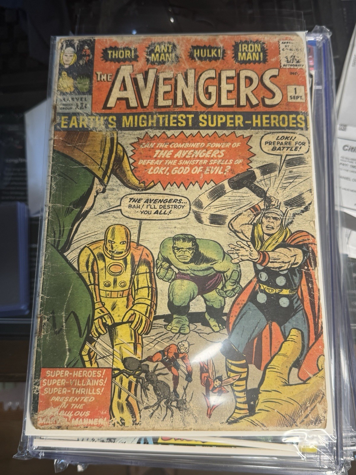 AVENGERS 1 1963 1st Avengers Silver Age Key AVENGERS 1 1963 1st Avengers Silver Age Key