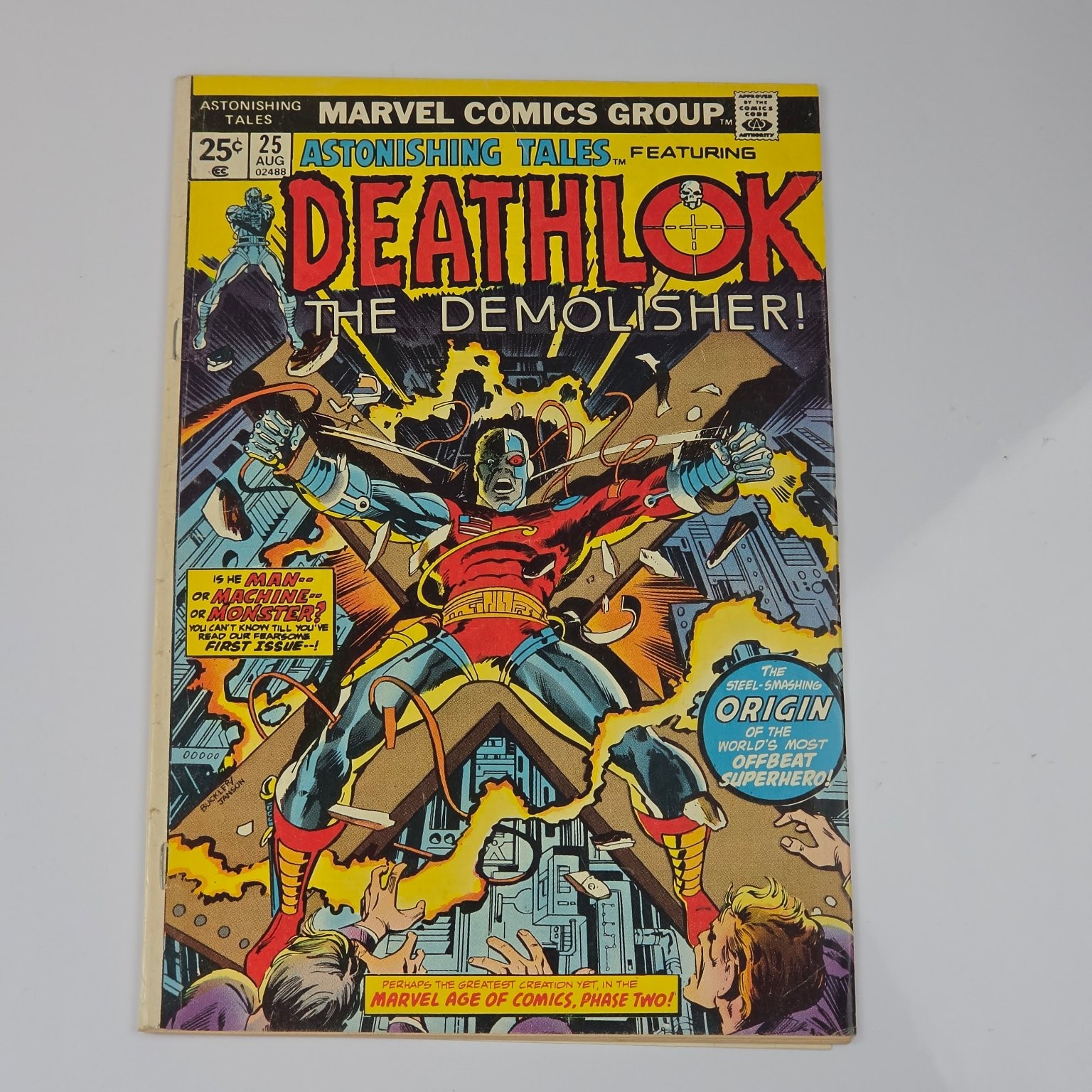 Astonishing Tales #25 Marvel F 1st App Deathlok The Demolisher 1975 Comic Book Astonishing Tales #25 Marvel F 1st App Deathlok The Demolisher 1975 Comic Book
