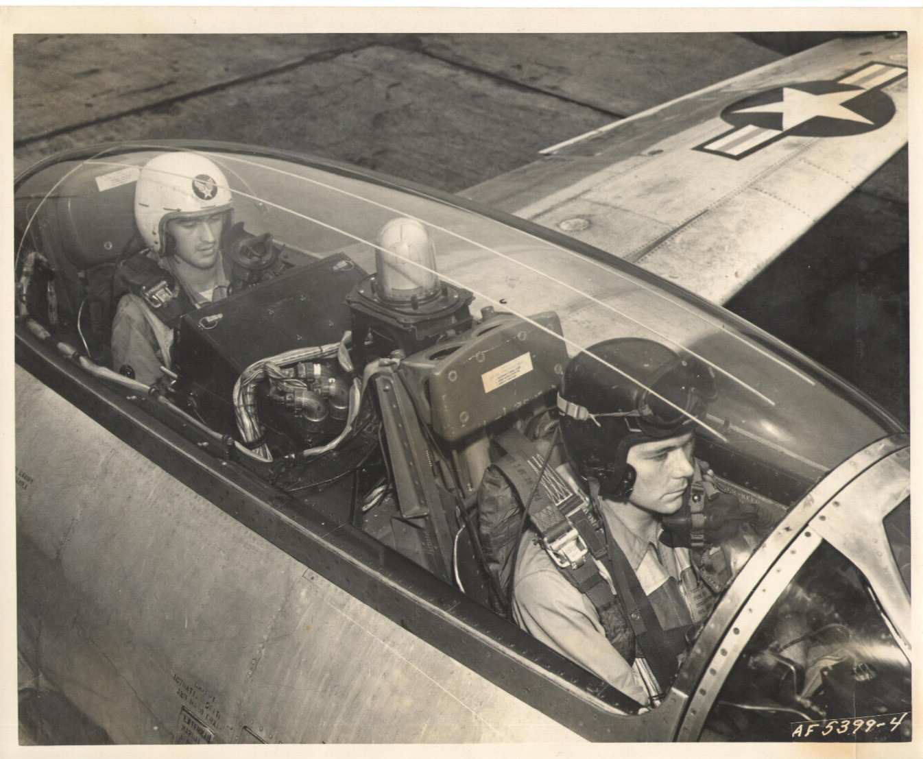 6 VTG 1954 USAF PHOTOS LOCKHEED F-94 STARFIRE INTERCEPTOR JET AIRCRAFT JAPAN