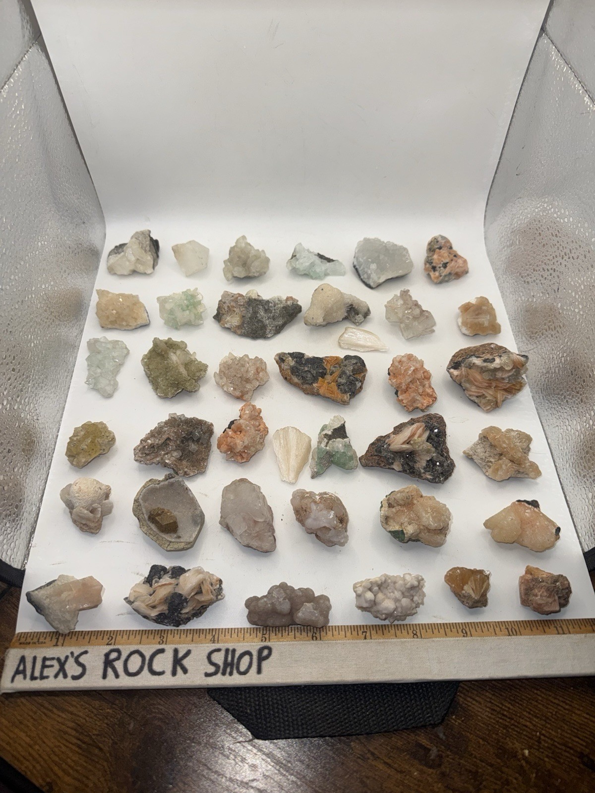 Large Lot Of 38 Small Zeolites Amazing Mineral Crystal Specimens Quality #154