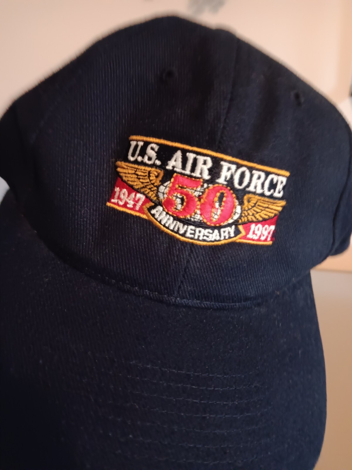 USAF 50TH ANNIVERSARY 1947 1997 US AIR FORCE CAP HAT BALL HAT ONE SIZE 