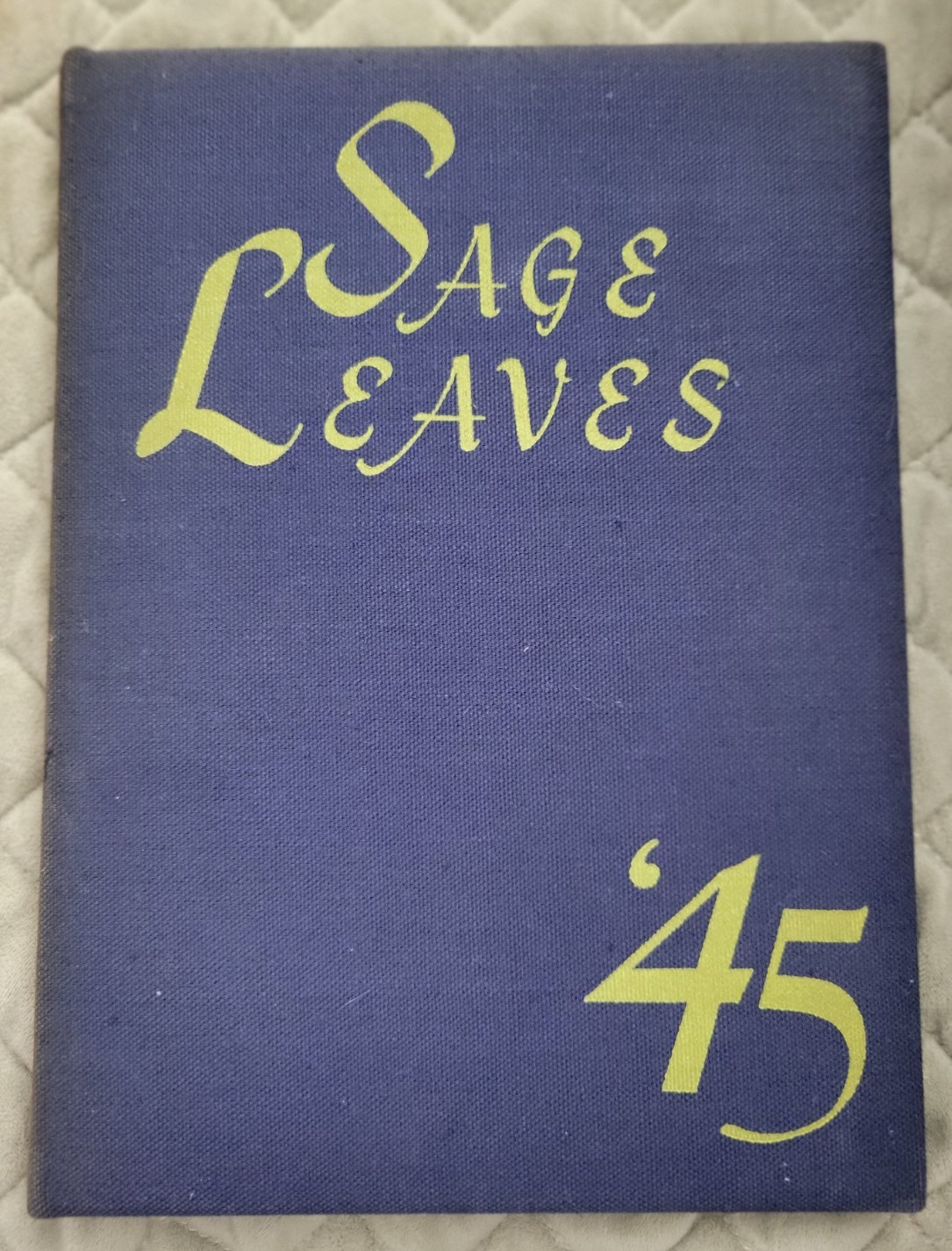 1945 RUSSELL SAGE LEAVES COLLEGE YEARBOOK Troy New York Suffragist Emma Willard