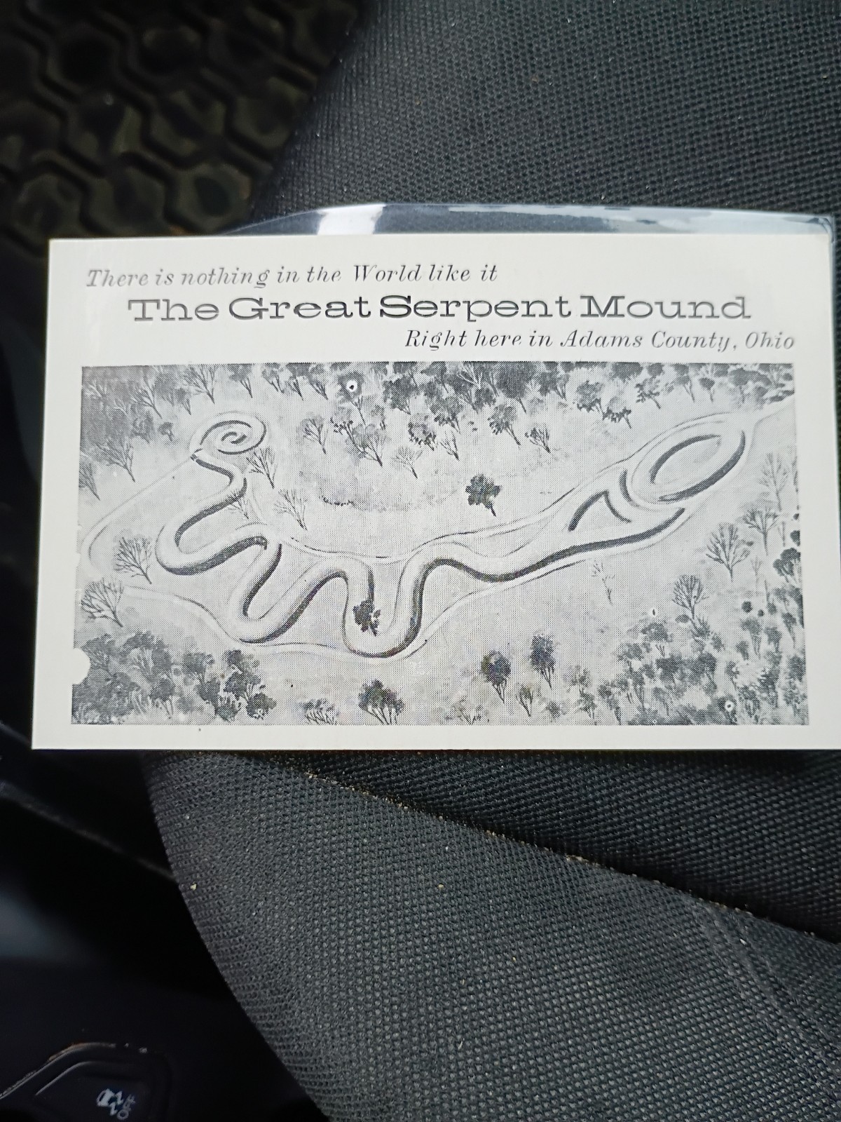 Vintage The Great Serpent Mound Adams County, Peebles Ohio Vintage The Great Serpent Mound Adams County, Peebles Ohio