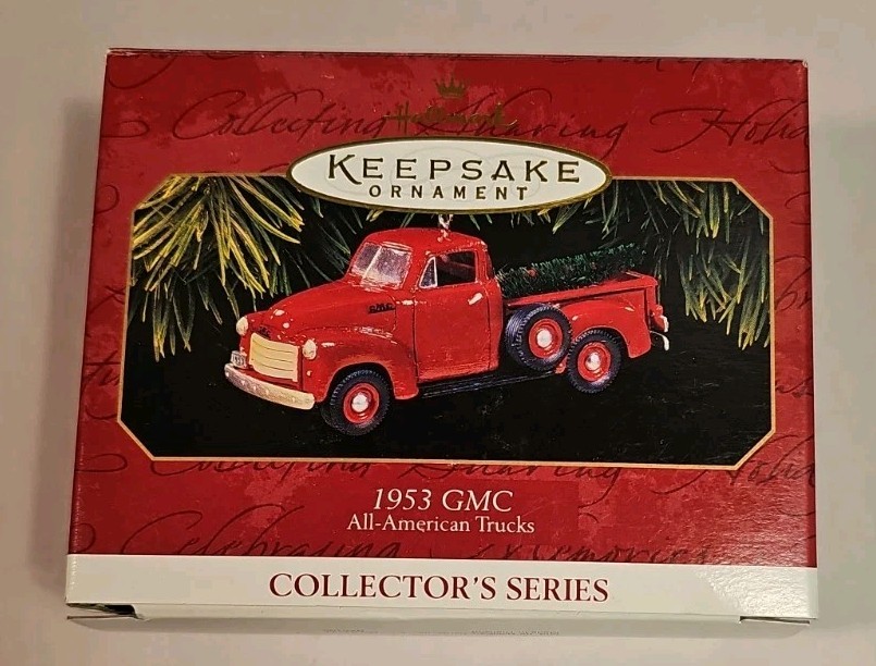 1997 Hallmark 1953 GMC Stepside All American Trucks #3 Keepsake Ornament NEW HTF