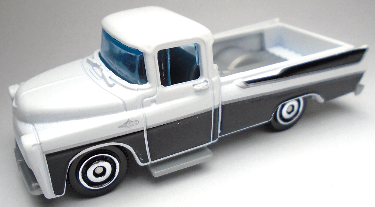 2022 MATCHBOX \'57 DODGE SWEPTSIDE WHITE & BLACK 1:64 DIECAST 3\ 2022 MATCHBOX \'57 DODGE SWEPTSIDE WHITE & BLACK 1:64 DIECAST 3\