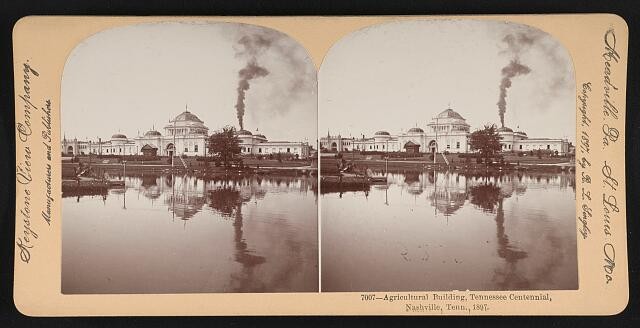 Nashville Tennessee 1897 Tennessee Centennial Agricultural Building Smoke