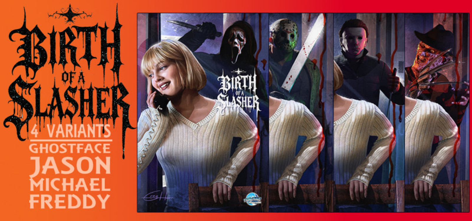 ORBIT: Birth Of A Slasher 4-Covers Bundle Deal
