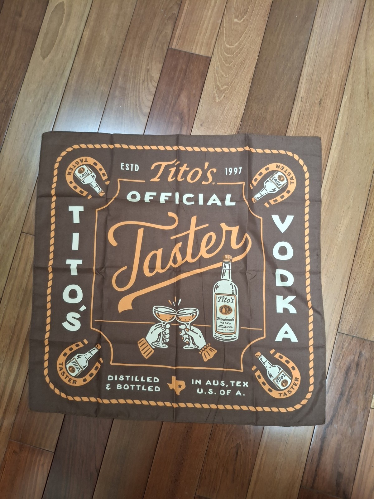 TITOS Handmade VODKA 2026 bandana scarf 
