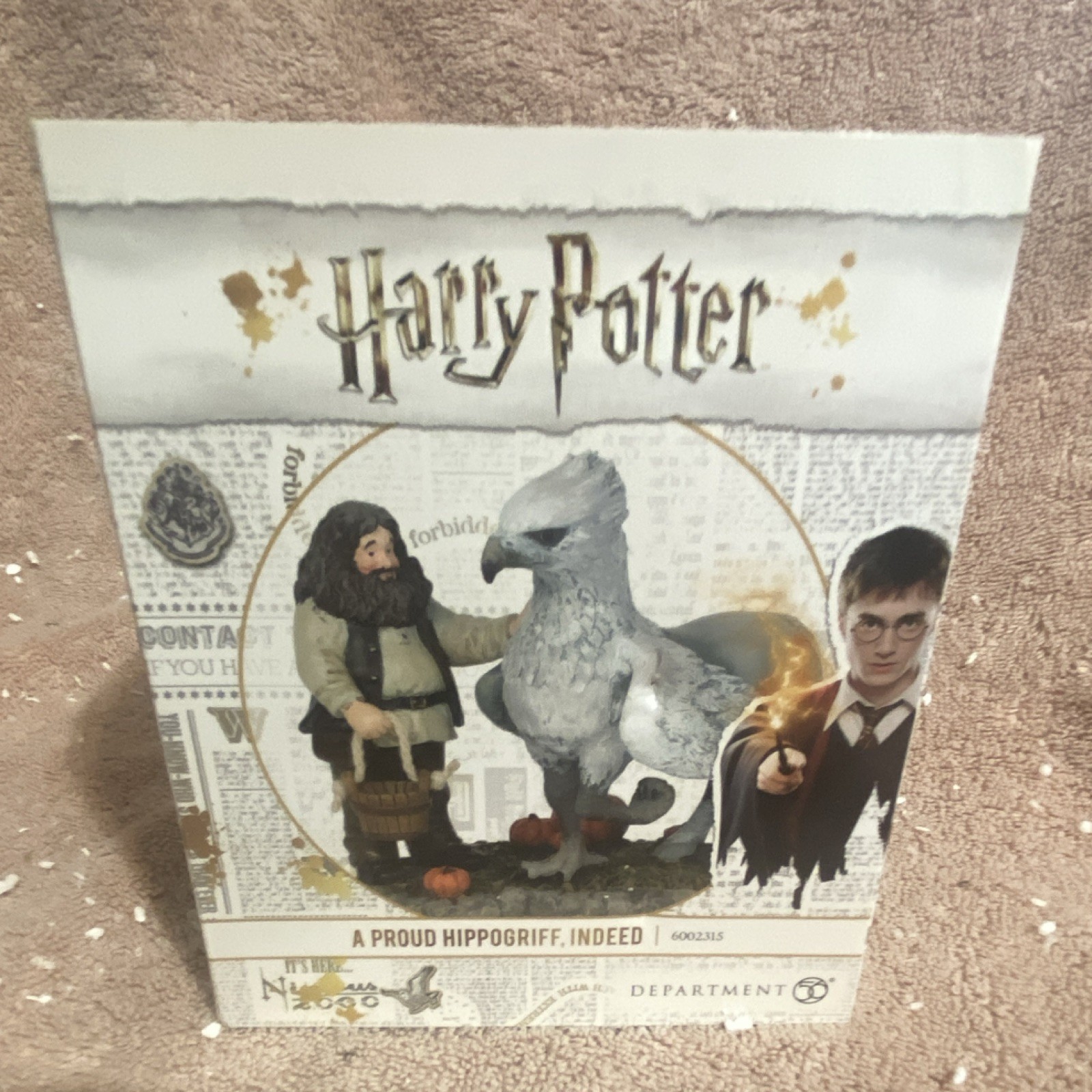VERY RARE Dept 56 Harry Potter A Proud Hippogriff, Indeed Figurine 2018