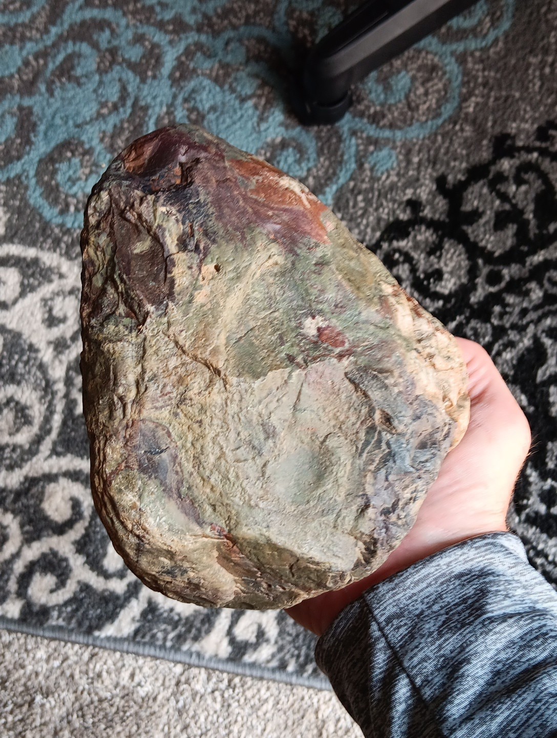 6.81 lbs Lake Superior Jasper with Hematite,Rare 