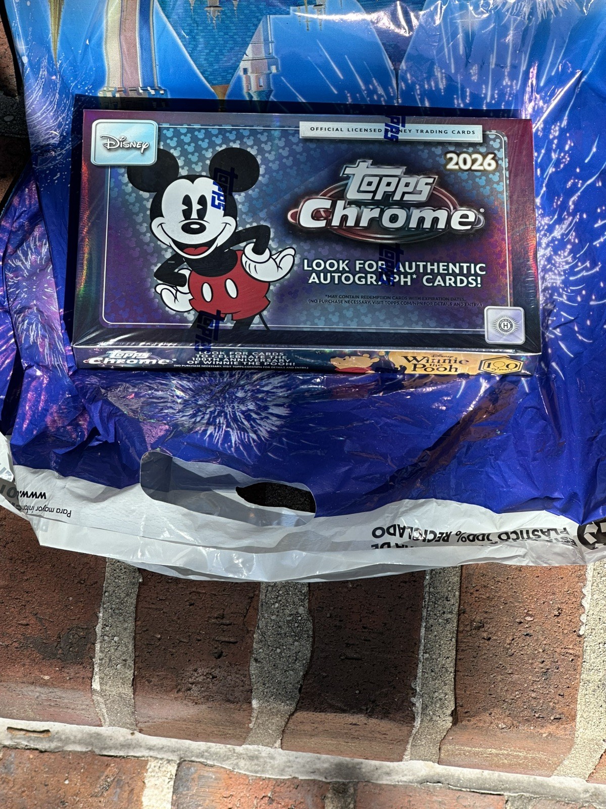 NEW In-Hand 2026 Topps Chrome Disney Hobby Box Factory Sealed Brand New 12 Packs