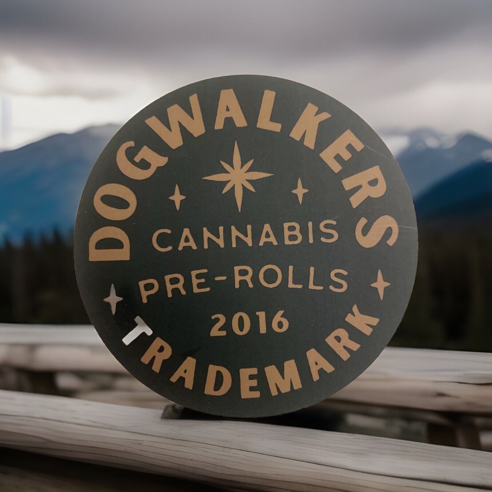 Dogwalkers™ Brand 2016 Dispensary Edition Round Stickers Decals