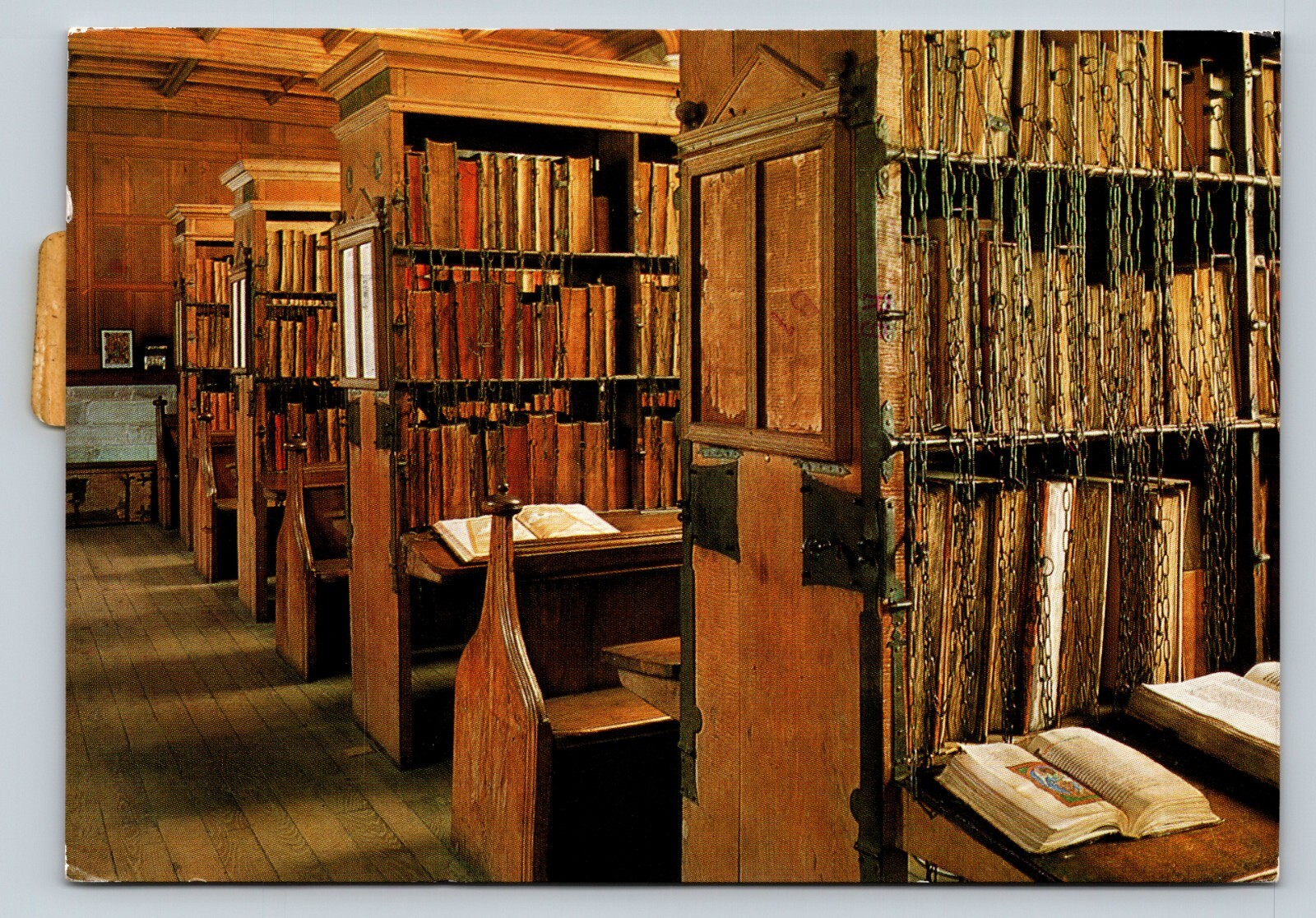c1981 Hereford Cathedral Chained Library England 4x6\ c1981 Hereford Cathedral Chained Library England 4x6\