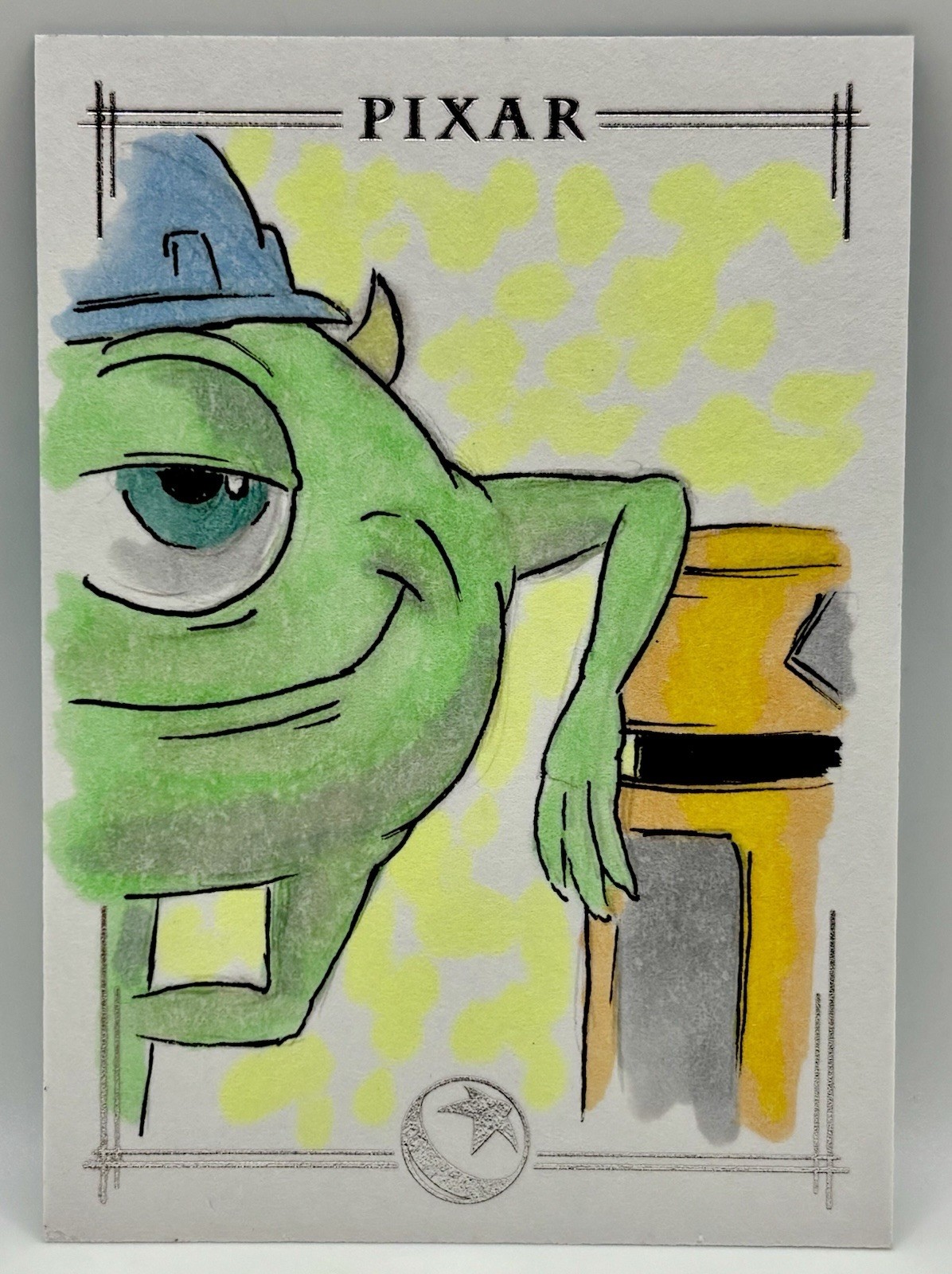 2026 Topps Chrome Disney Mike Wazowski Monsters Inc Sketch Auto TRUE 1/1 2026 Topps Chrome Disney Mike Wazowski Monsters Inc Sketch Auto TRUE 1/1