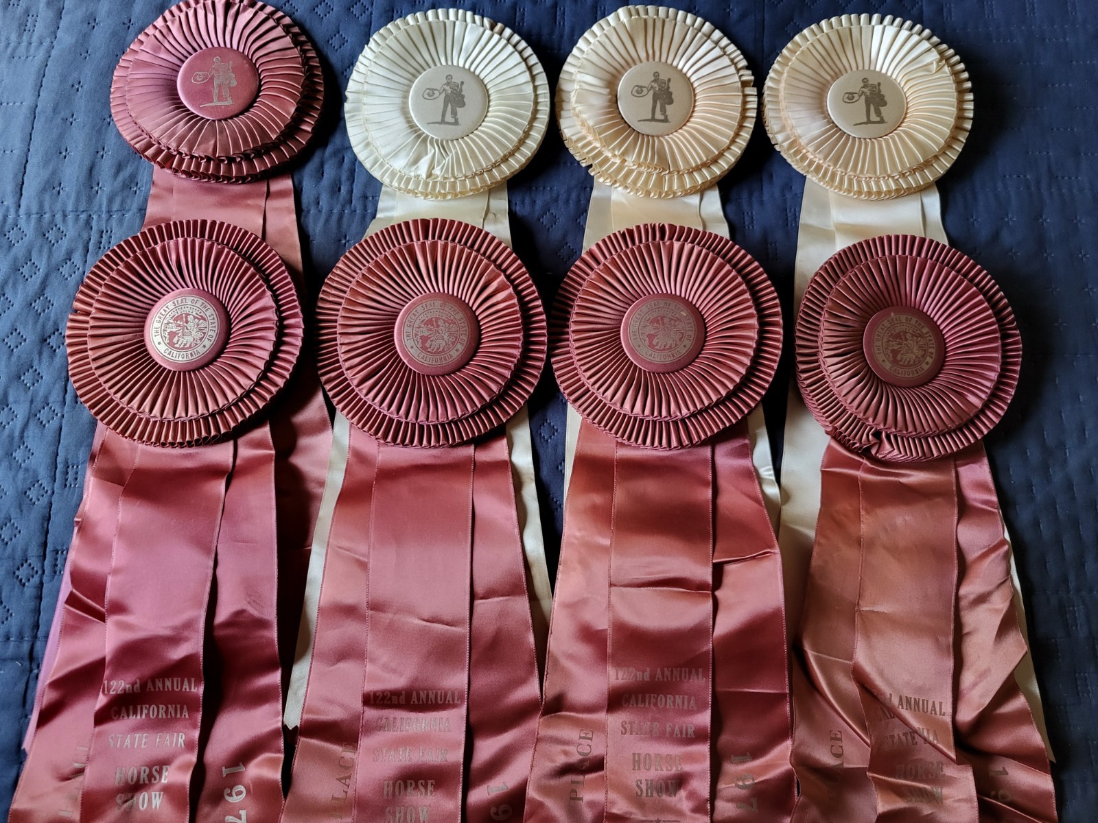 Del Mar National Horse Show Vintage Ribbons Awards California 1970's RARE