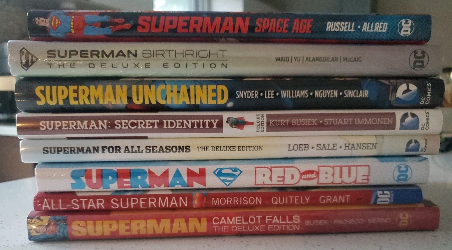 Superman DC Comics 8 Hardcover Lot Deluxe Editions Unchained Red Son All Star 