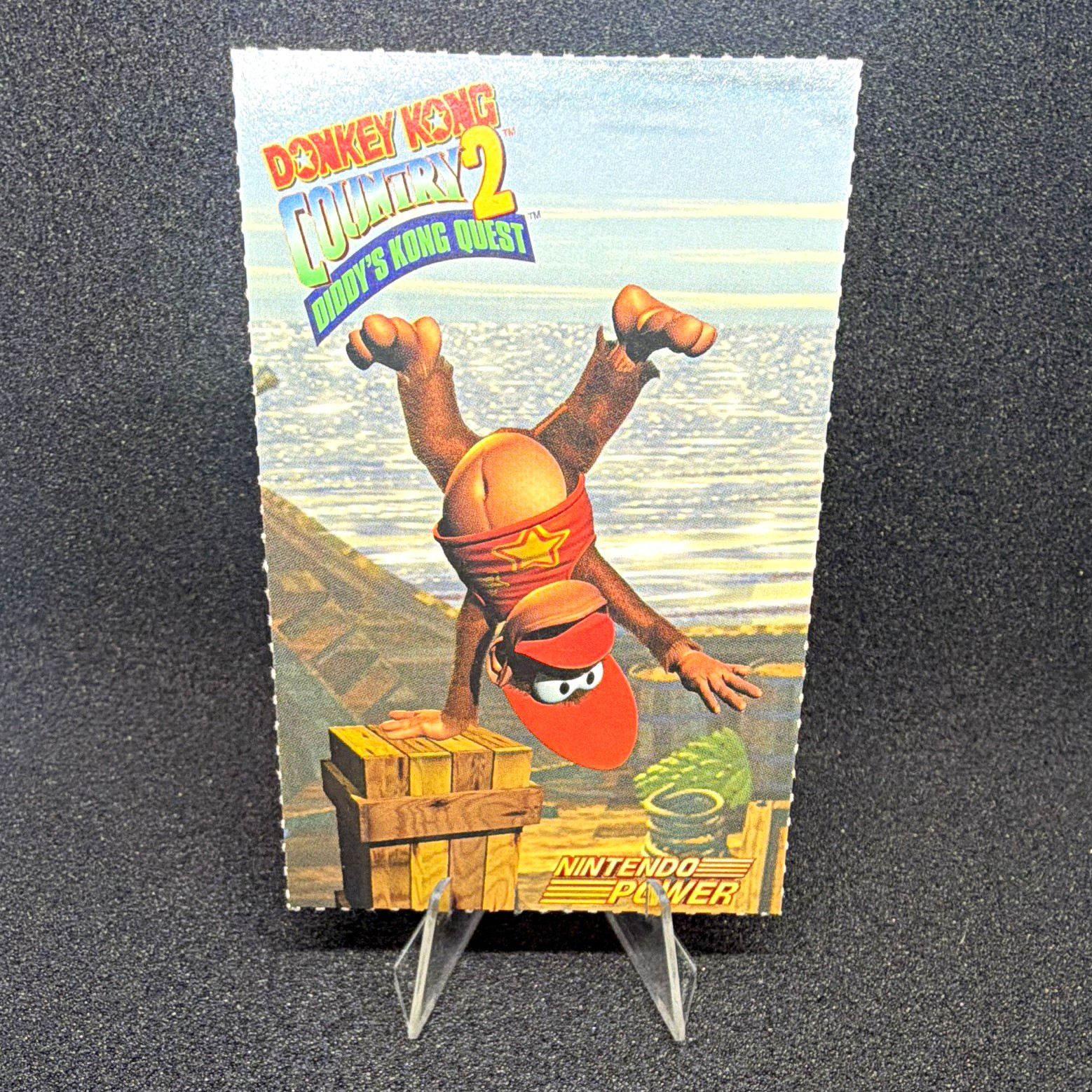 Nintendo Power 1995 Donkey Kong Country 2 Diddy Checklist Trading Card #2
