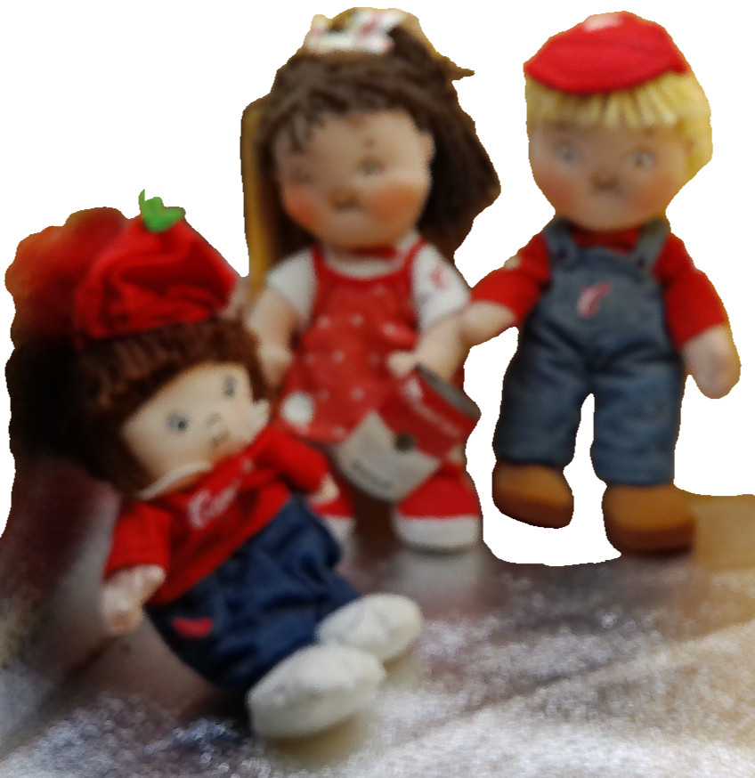 Campbells kids 2004 1st 2nd edition plush vintage lot 3