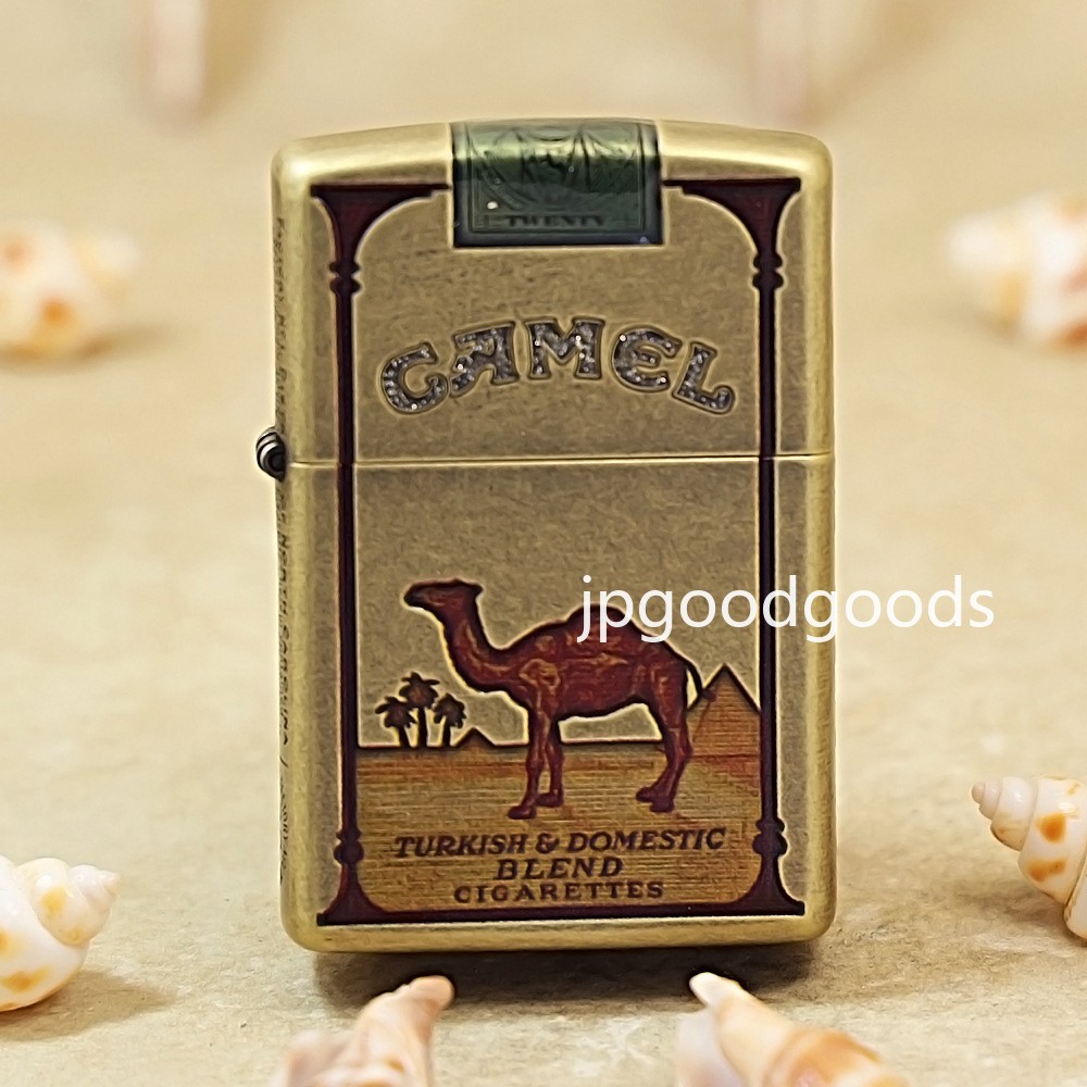 Zippo Lighter 205 Bronze World War II Camel Animal Series