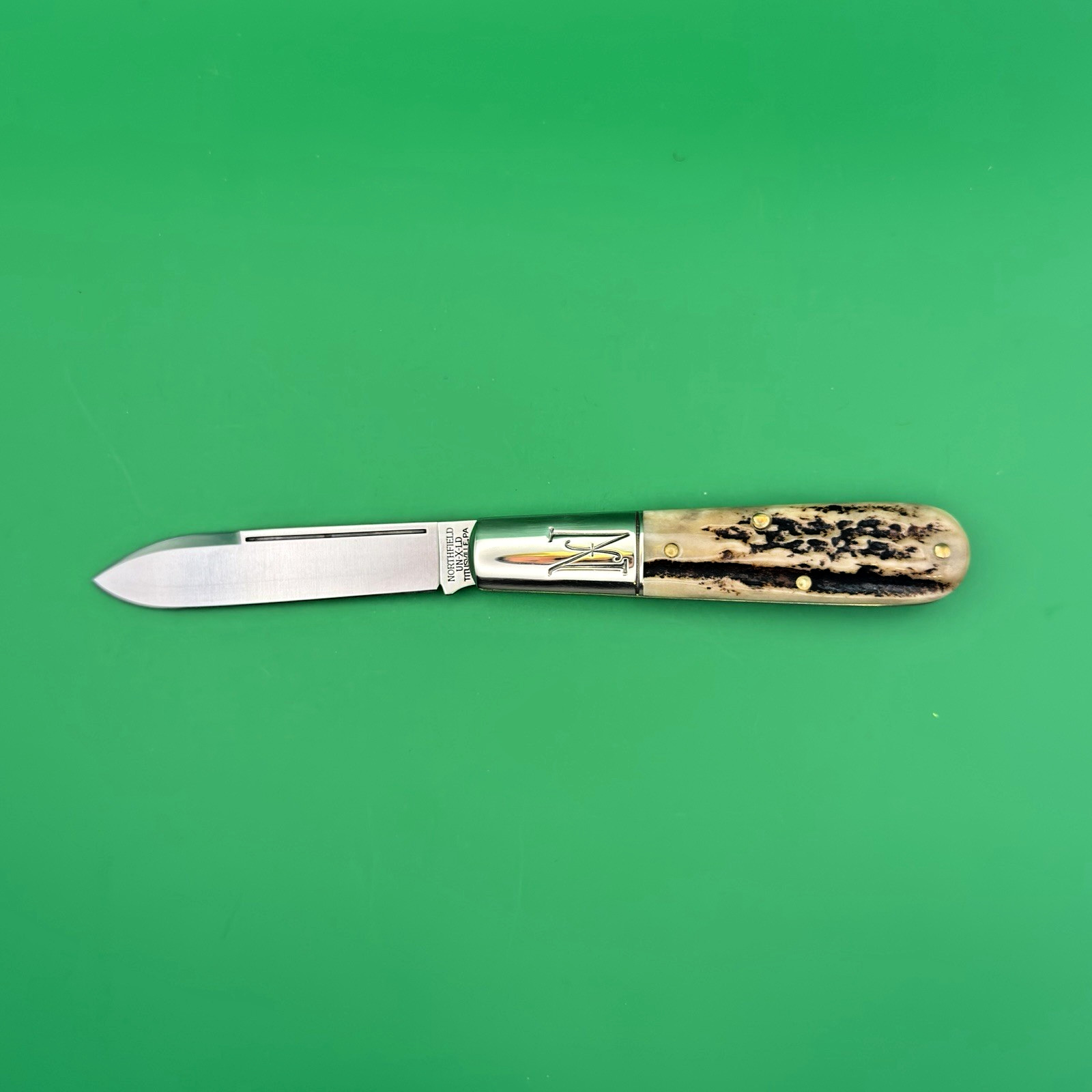 GEC 772122 Northfield Yankee Barlow - Genuine Sambar Stag LNIB Pin