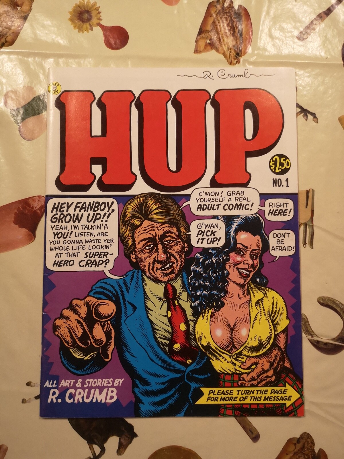 HUP N.1 1987 SIGNED BY ROBERT CRUMB HUP N.1 1987 SIGNED BY ROBERT CRUMB
