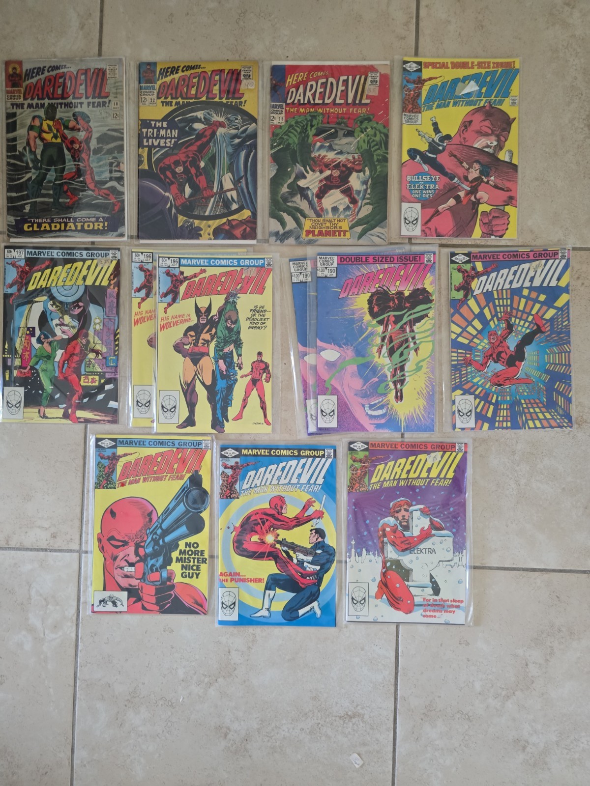 Daredevil Comic Book Huge Lot #18,22,28,181-184,186,190(2),196(2),197 and... Daredevil Comic Book Huge Lot #18,22,28,181-184,186,190(2),196(2),197 and...