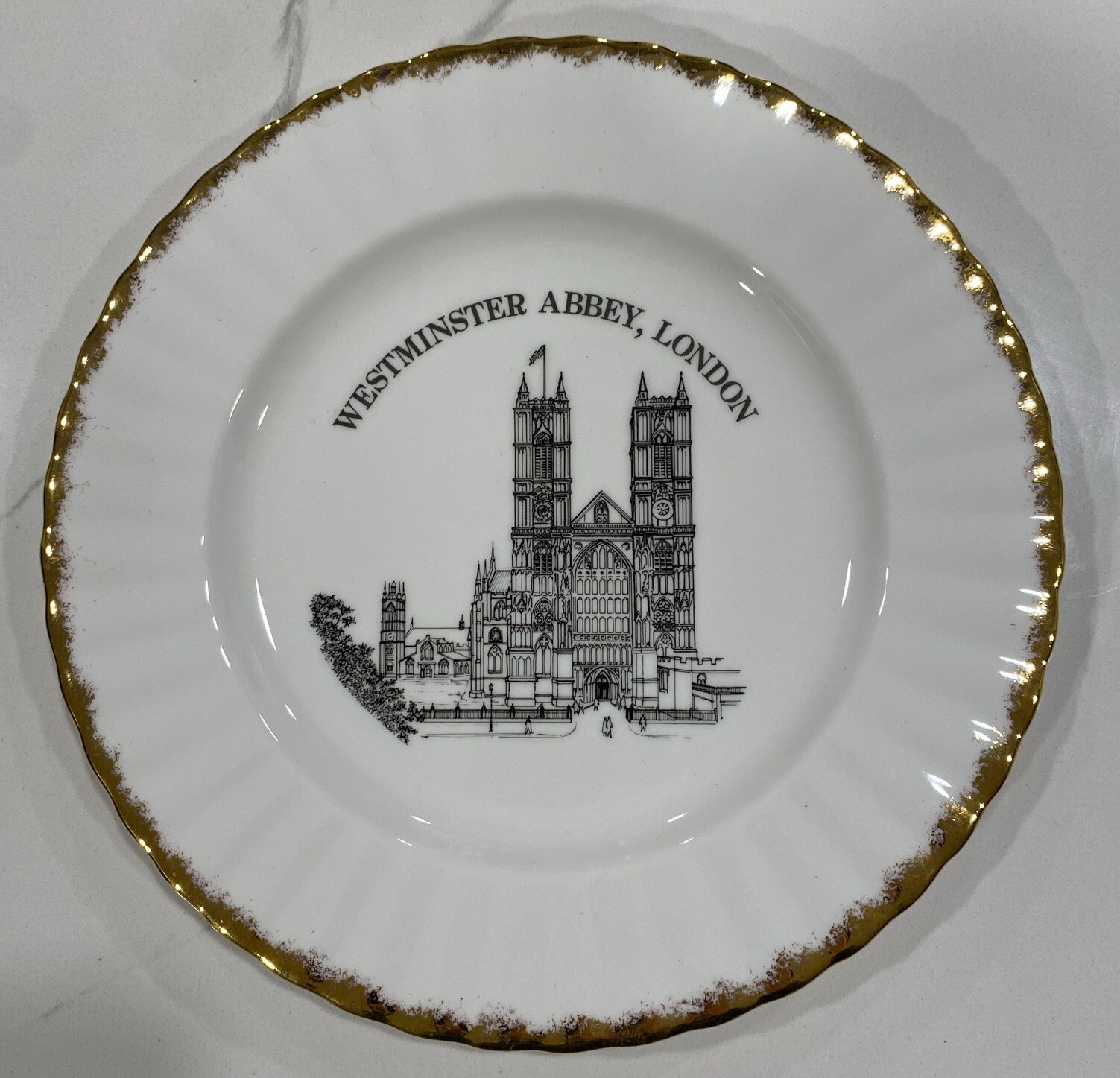 Westminster Abbey London Church Plate Gods Bone China England Collector