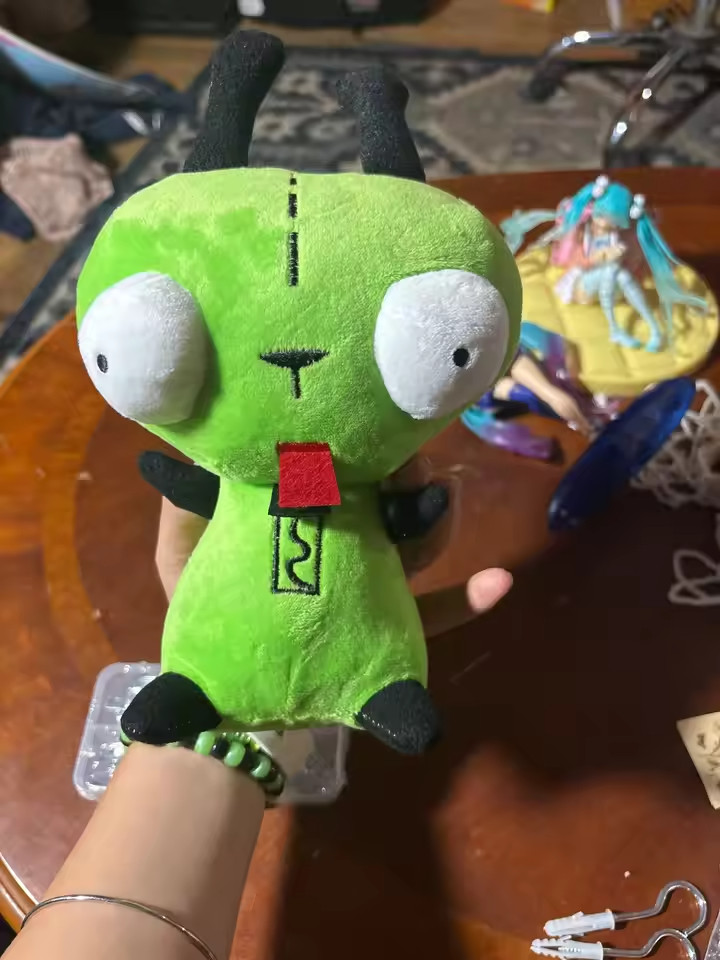 Nickelodeon Alien Invader Zim - Plush 9.5in GIR Doll new