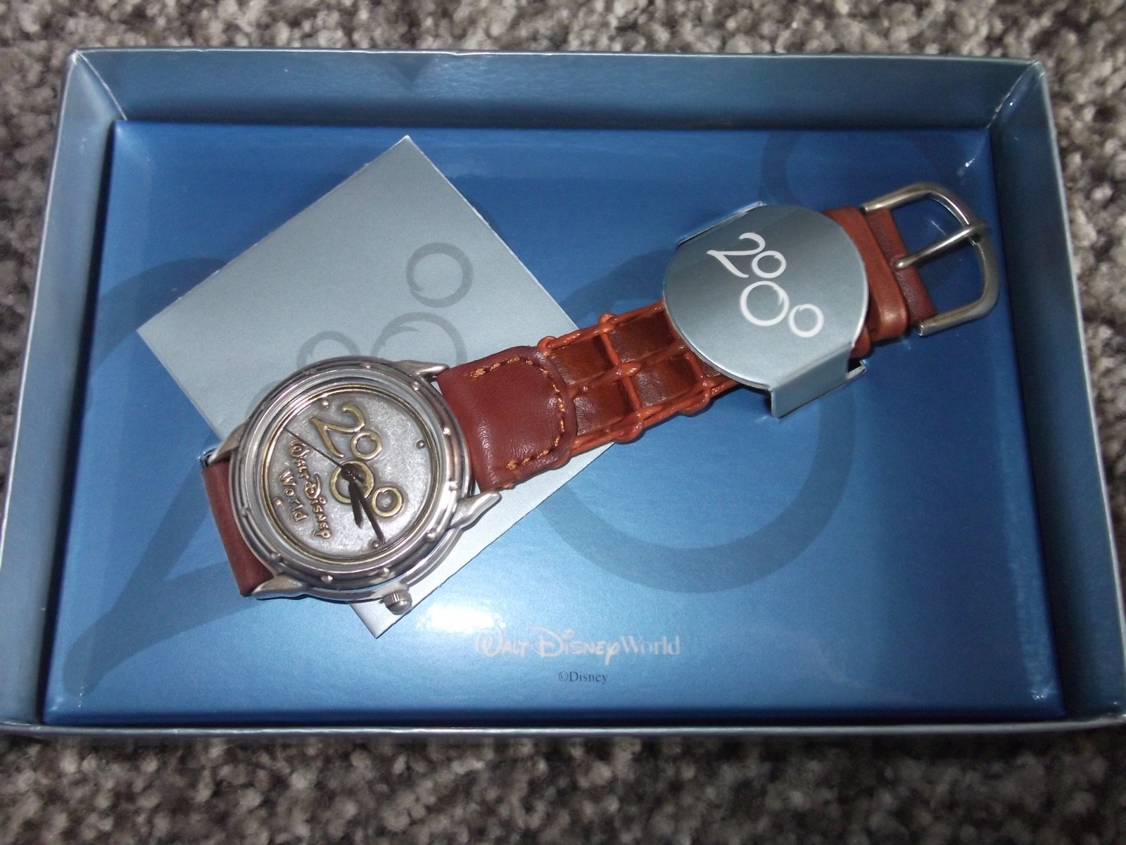 2000 WALT DISNEY WORLD CELEBRATE THE FUTURE HAND IN HAND WATCH New in Box 2000 WALT DISNEY WORLD CELEBRATE THE FUTURE HAND IN HAND WATCH New in Box