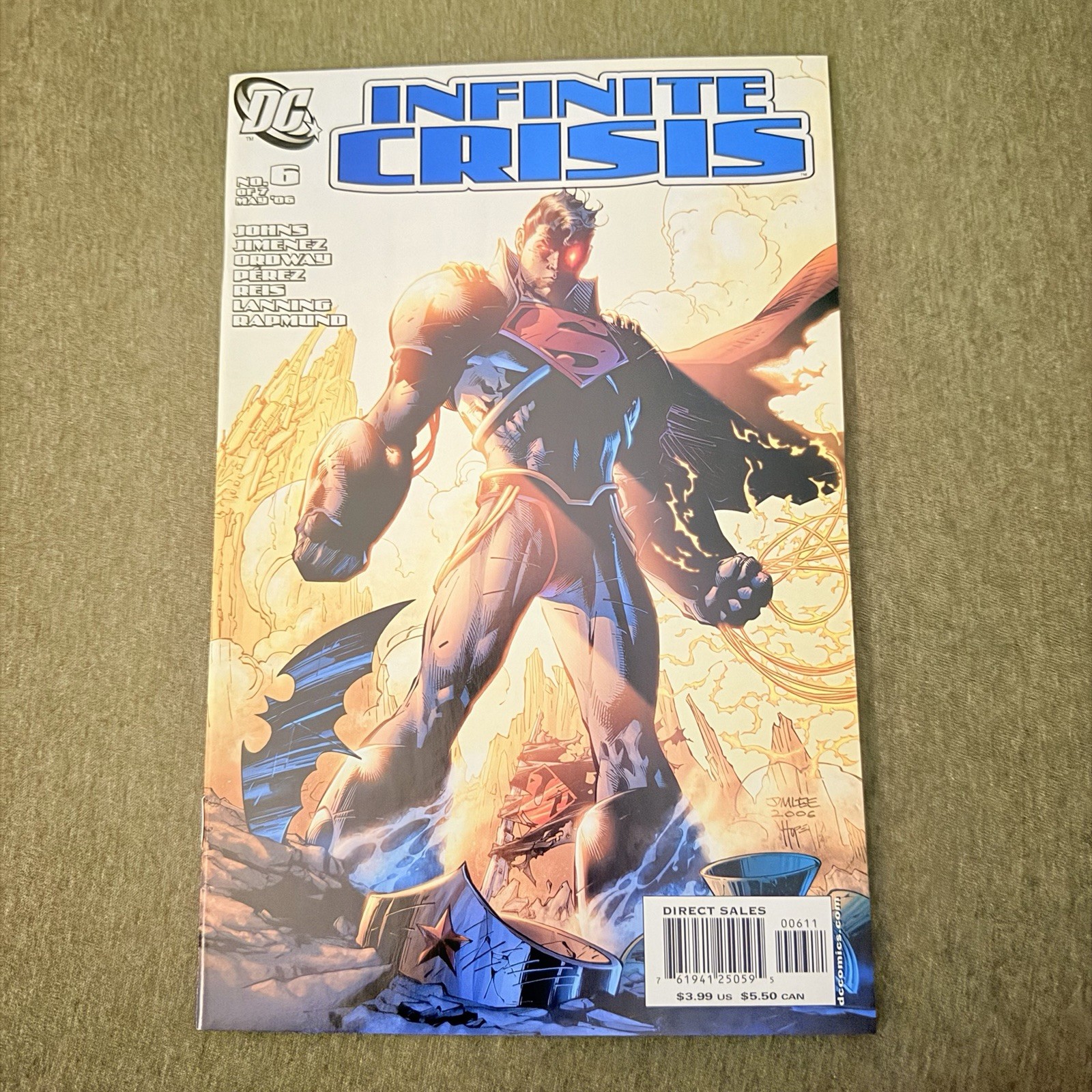 DC Comics Infinite Crisis #6 2006 Jim Lee Cover DC Comics Infinite Crisis #6 2006 Jim Lee Cover