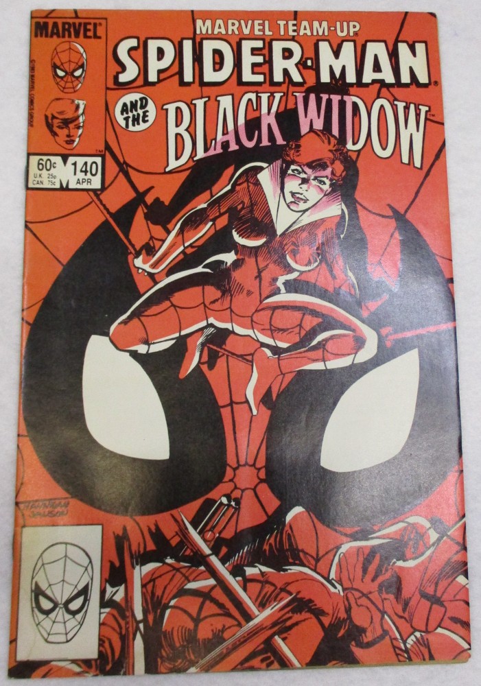 Marvel Team-Up #140 Spider-man Black Widow Vol 1 April 1984 Newsstand Ed. 04/84