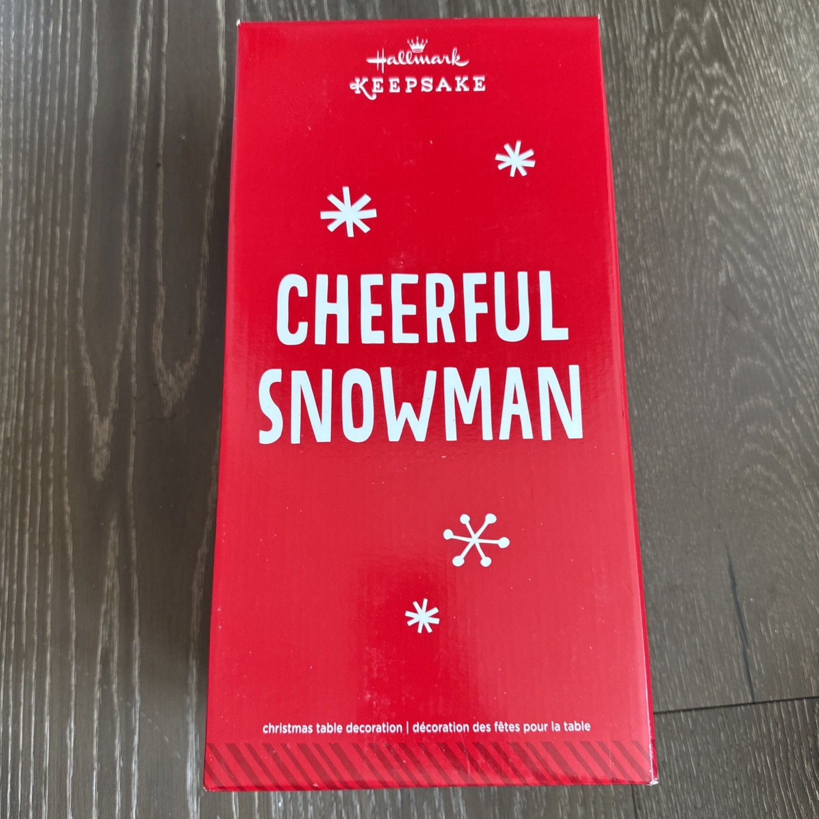 2014 Hallmark Keepsake Christmas Holiday Table Decor Cheerful Snowman 12
