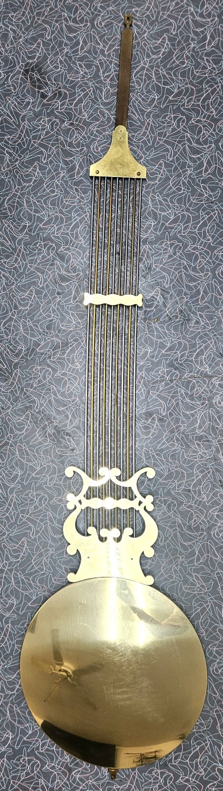 Howard Miller Grandfather Clock Pendulum Lyre Model 610-160 Good Shape 37 Howard Miller Grandfather Clock Pendulum Lyre Model 610-160 Good Shape 37