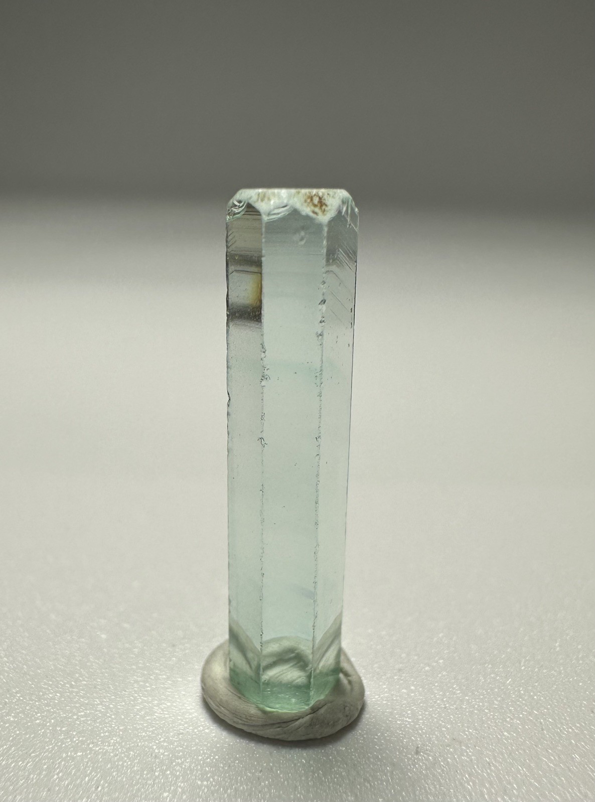 Gem Vanadium Beryl Crystal Specimen From Nasarawa, Nigeria (See Description) Gem Vanadium Beryl Crystal Specimen From Nasarawa, Nigeria (See Description)