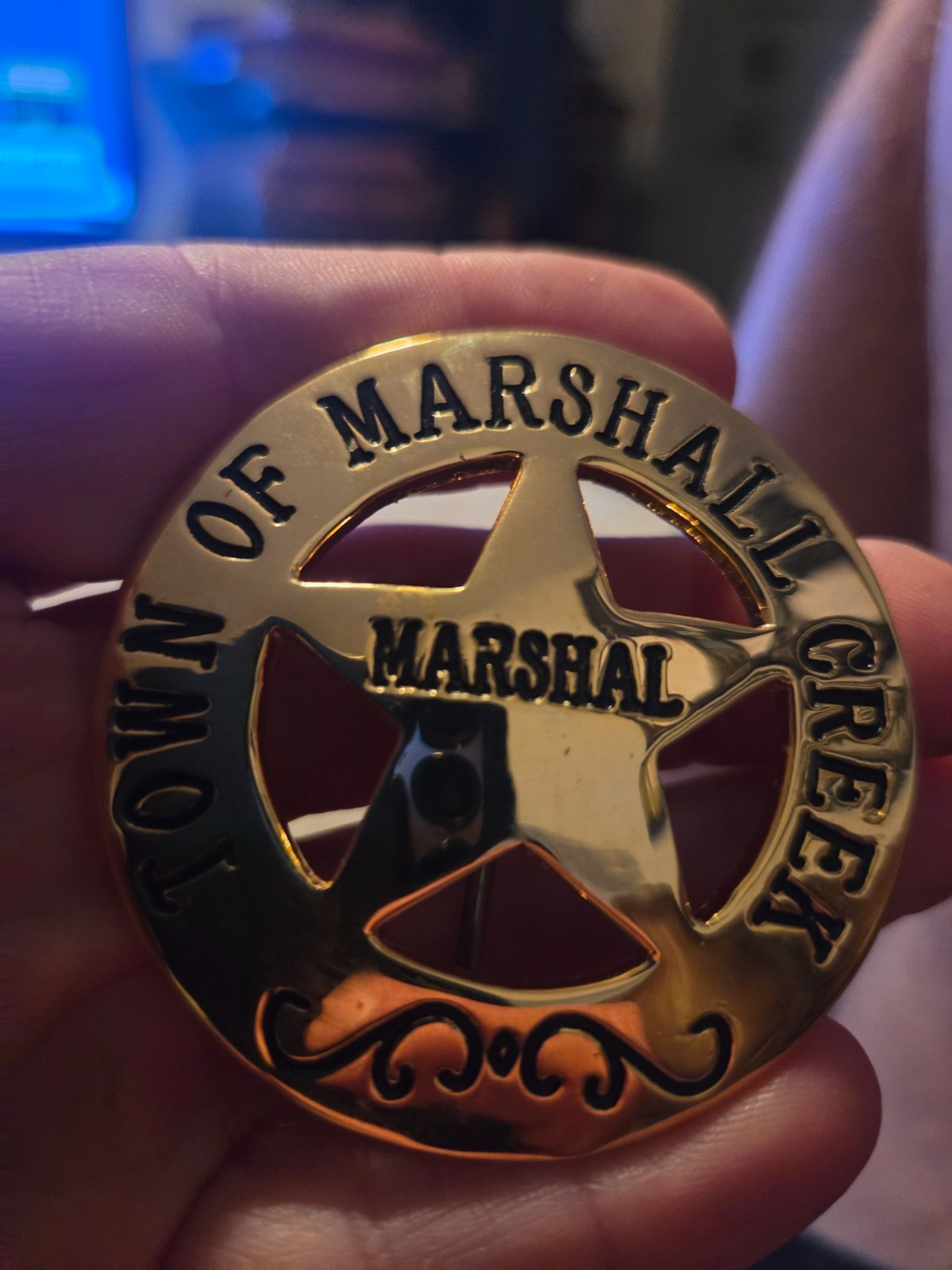 Vintage obsolete  town of marshal creek star