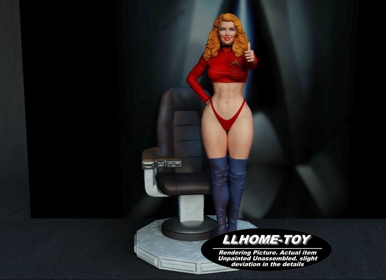 1/24 HOT Star Trek girl Resin 3d Print Model Unpainted GK Statue Figure