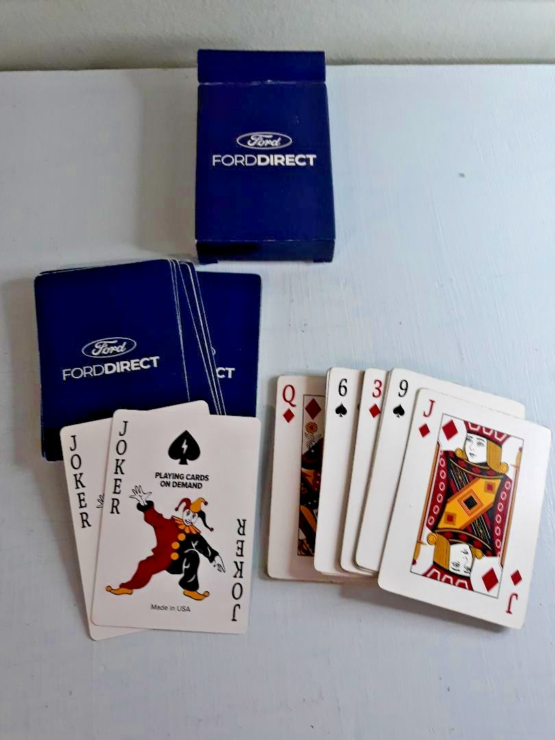 Vintage Ford Direct Playing Cards