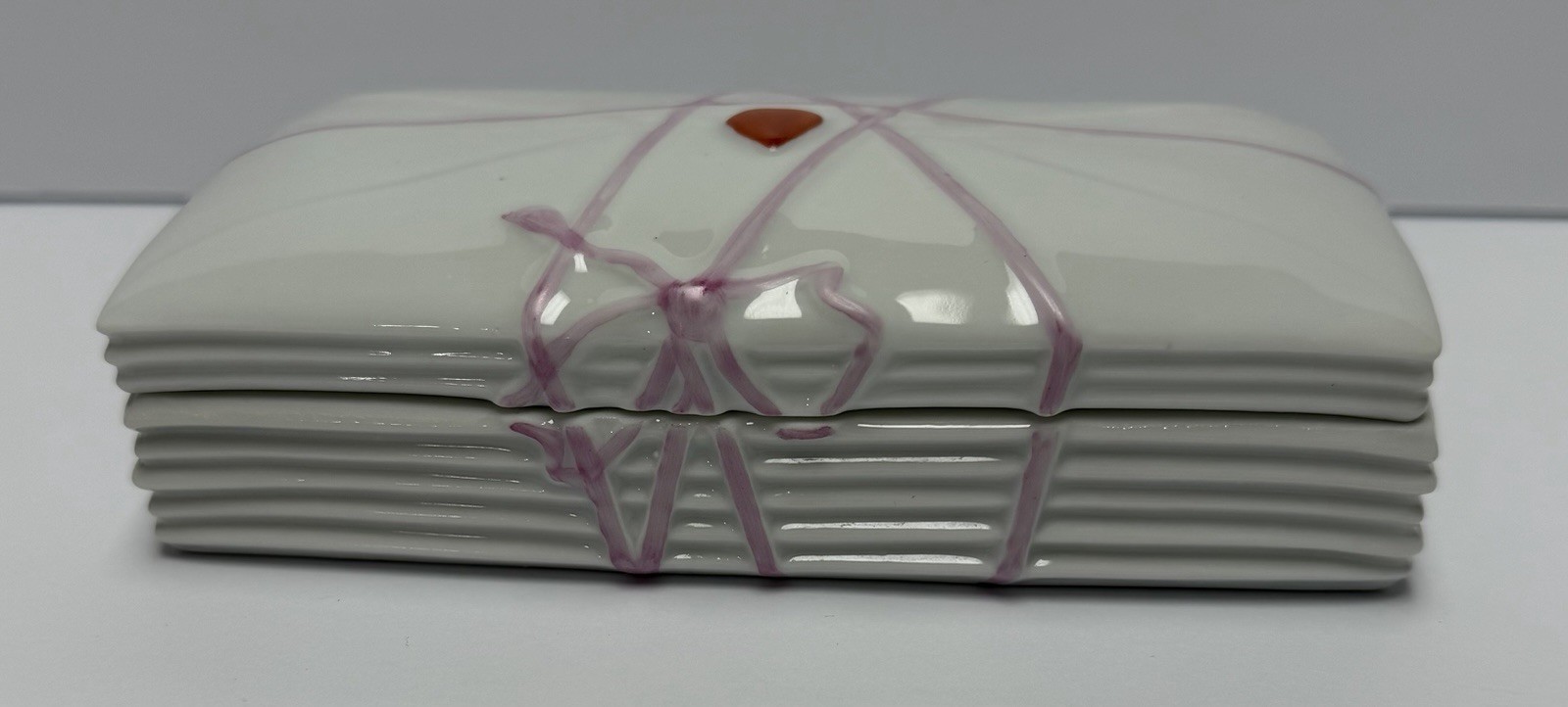 Rochard Limoges Trinket Box Hand Painted Love Letter 1977 Parcel Boxes Heart Rochard Limoges Trinket Box Hand Painted Love Letter 1977 Parcel Boxes Heart