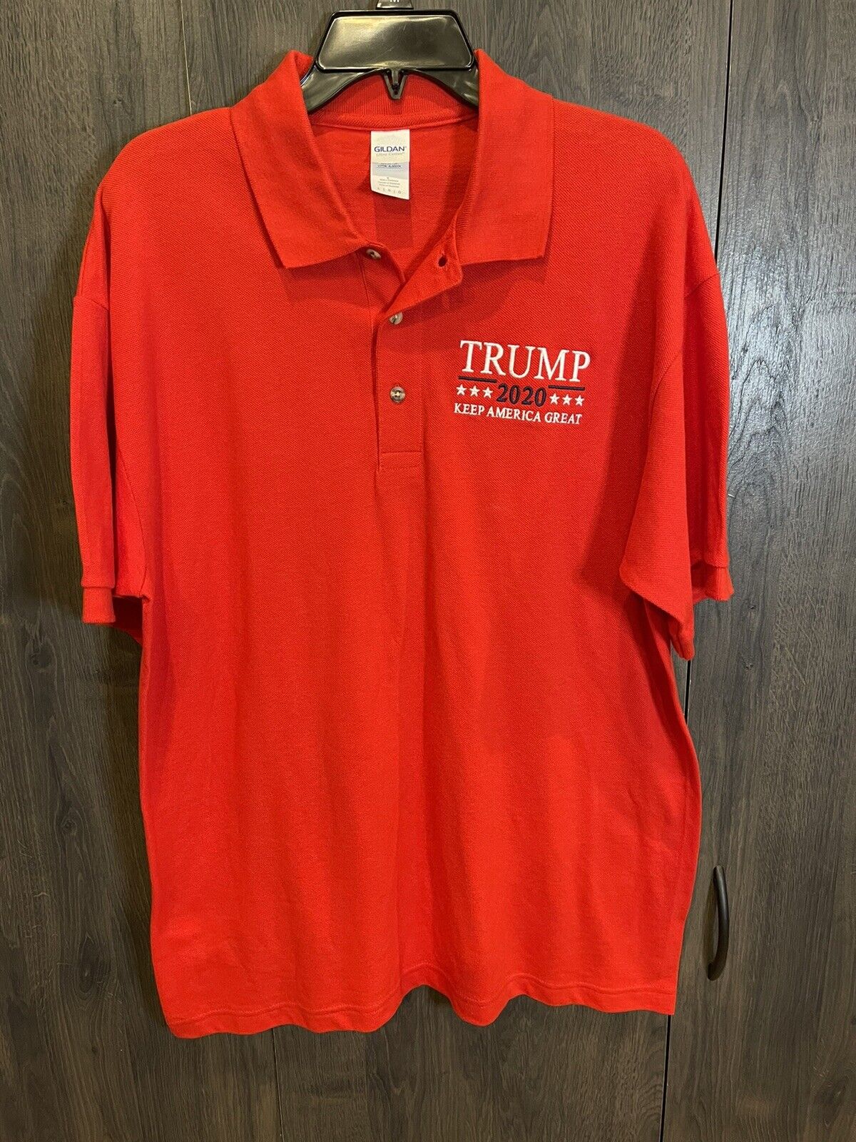 GENUINE Trump 45 President KEEP AMERICA GREAT 2020 OFFICIAL CAMPAIGN POLO Large