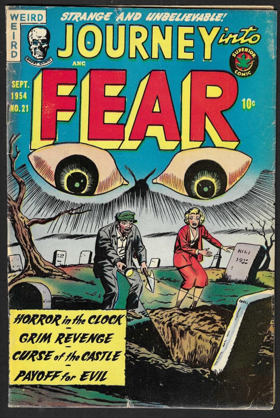 Journey into Fear #21, Sept. 1954