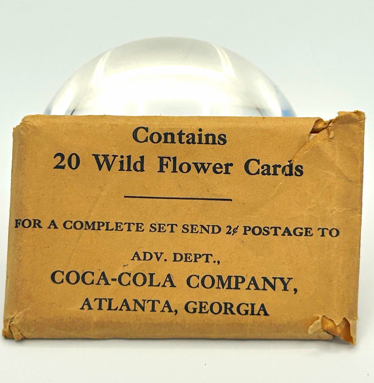 Coca-Cola Company 1923 Vintage Wild Flowers of America Card Set 20 Cards