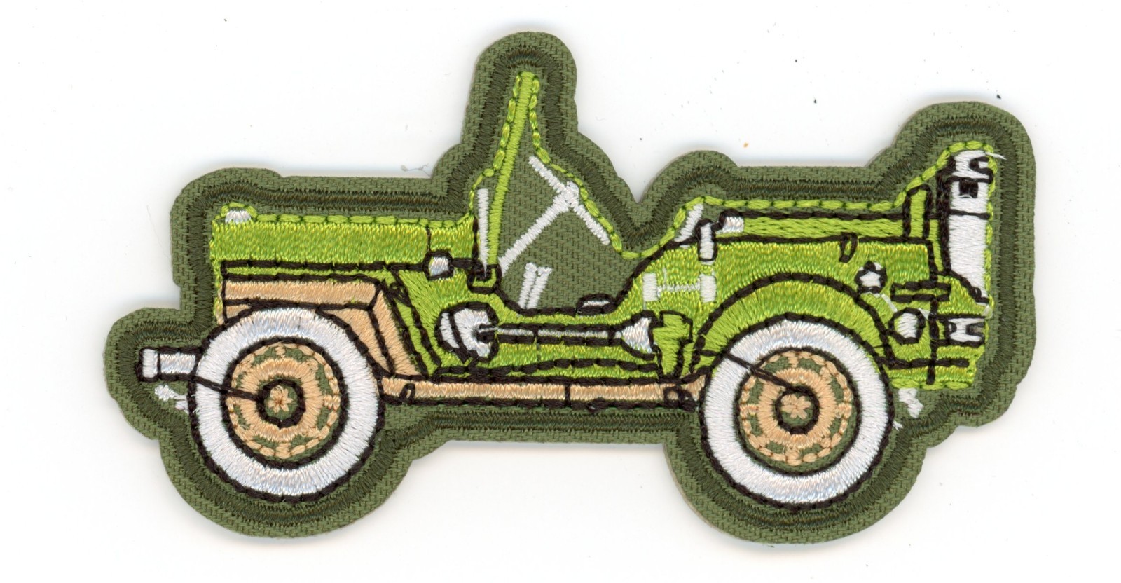 Jeep Embroidered Patch Iron On Sew On Willys Gladiator Sahara Rubicon