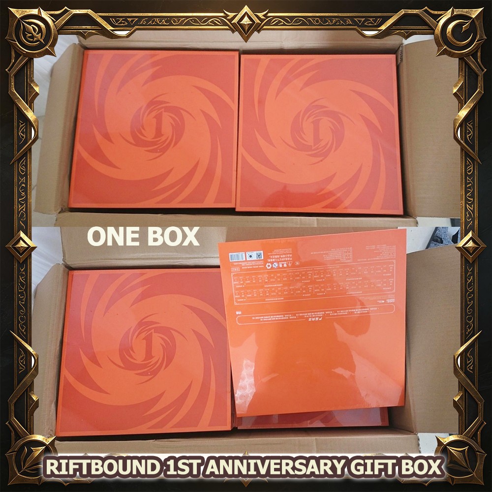 ShiningSoul Riftbound LoL 1st Anniversary Chinese Exclusive TCG Box New Sealed