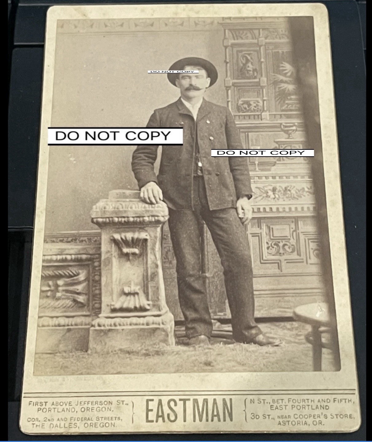 True West Texas John King Fisher Outlaw Cabinet Photo. Gunfighter. 96 % Match
