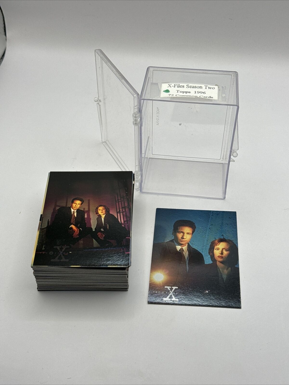 Topps 1996 X Files Trading Cards Season 2 Complete 90s VINTAGE 72 Card Set S2