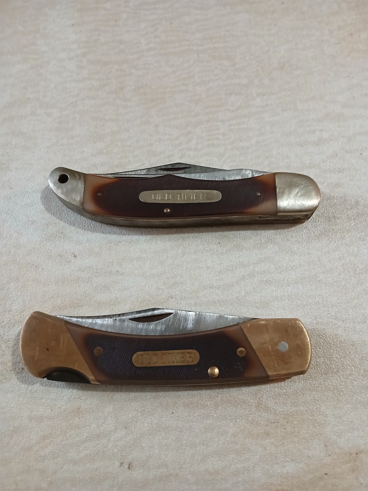 2 Pc Vintage Schrade Old Timer USA Knives. 250t, 7-0t 2 Pc Vintage Schrade Old Timer USA Knives. 250t, 7-0t