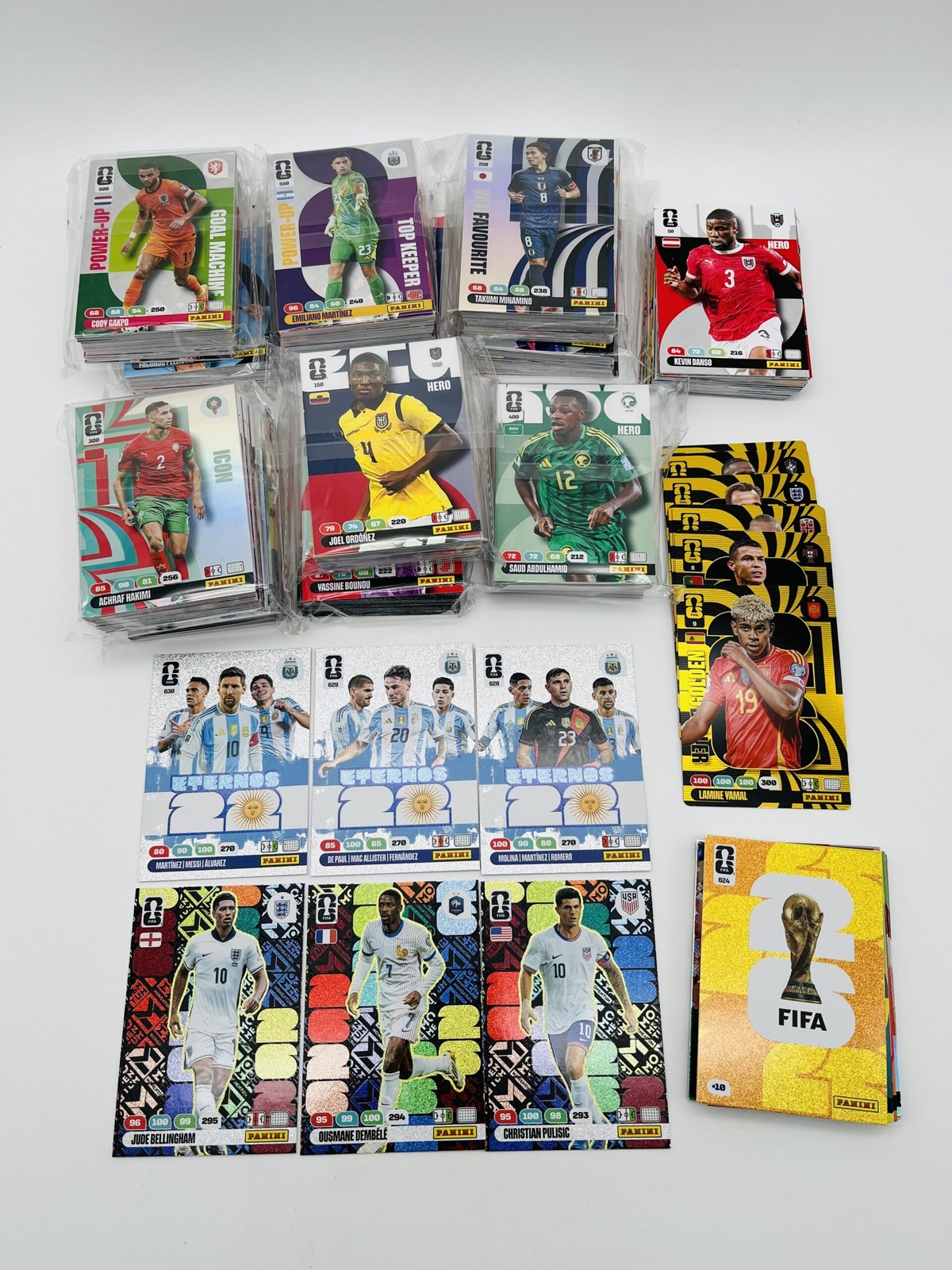 Panini FIFA World Cup 2026 Adrenalyn XL Base Set + Golden Baller + Momentum +...